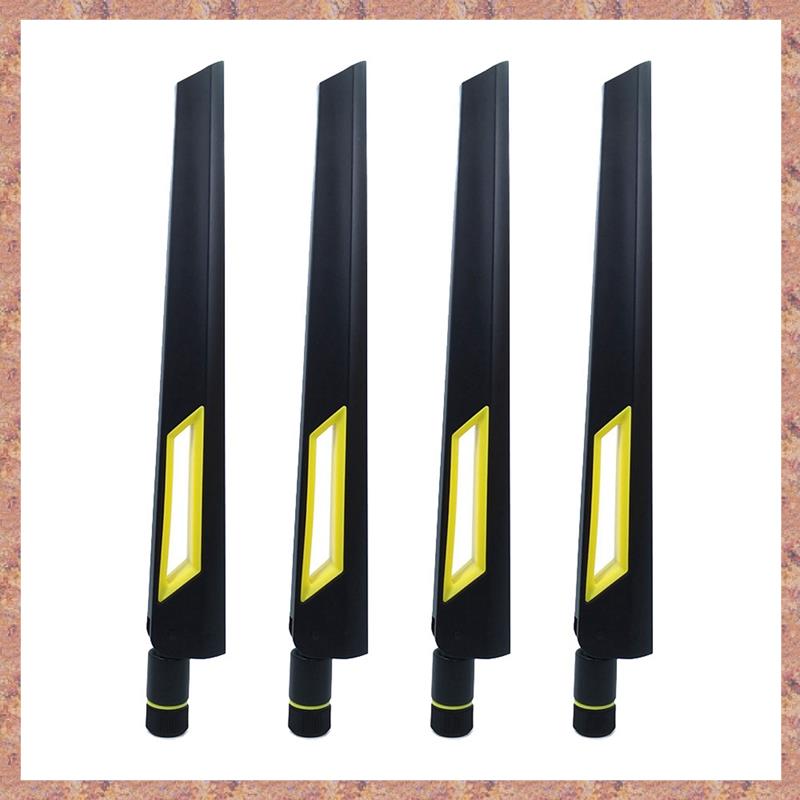 (IEGO) 4 PCS 2.4G/5G WiFi Antenna SMA Internal Adapter for RT-AX88U 8DBi Wireless LAN/Wi-Fi Router A