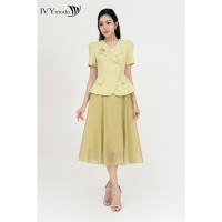 Áo công sở peplum Cosmos nữ IVY moda MS 61M8720