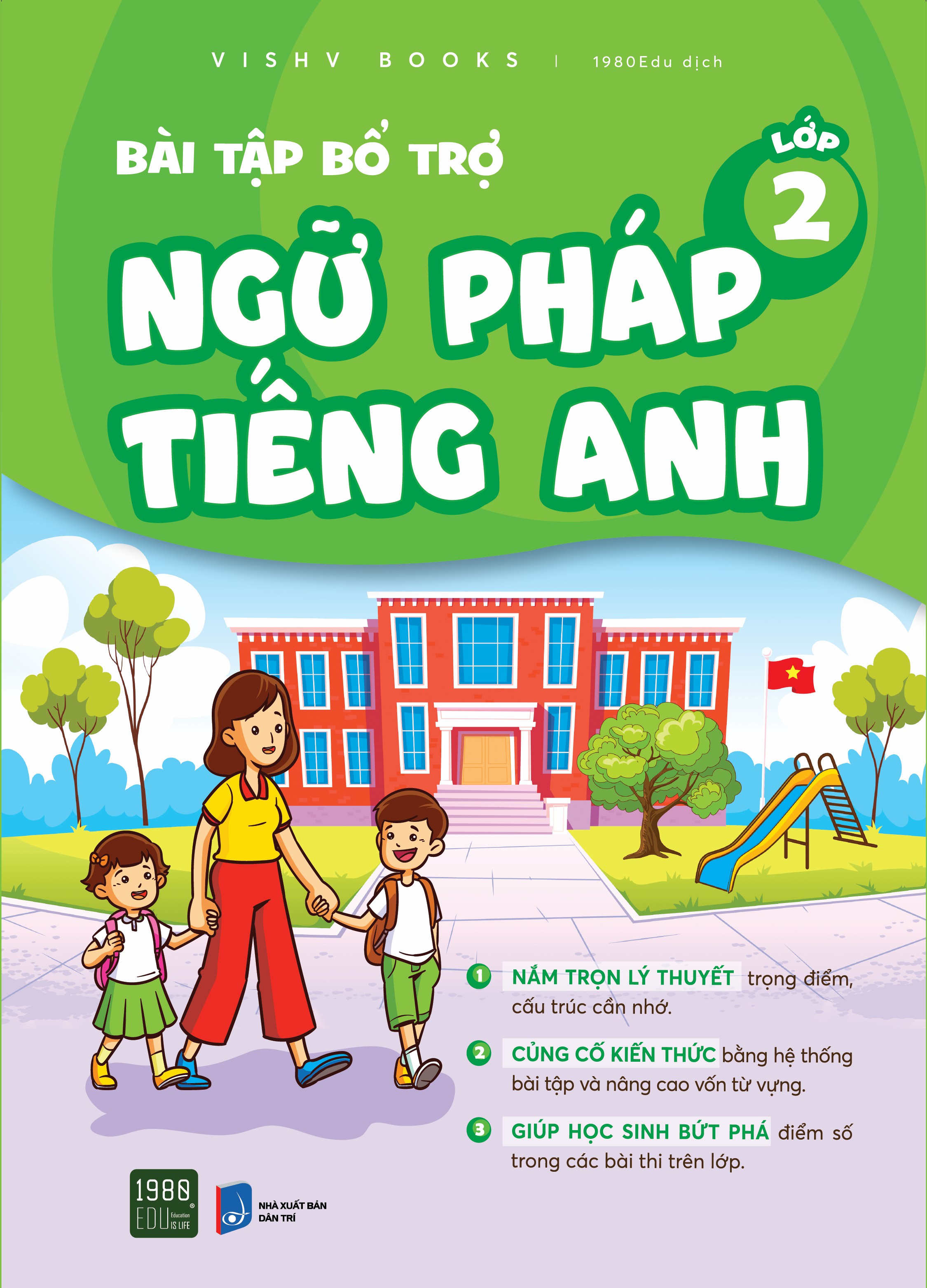 Sách - Bài tập bổ trợ ngữ pháp Tiếng Anh lớp 2 - 1980books