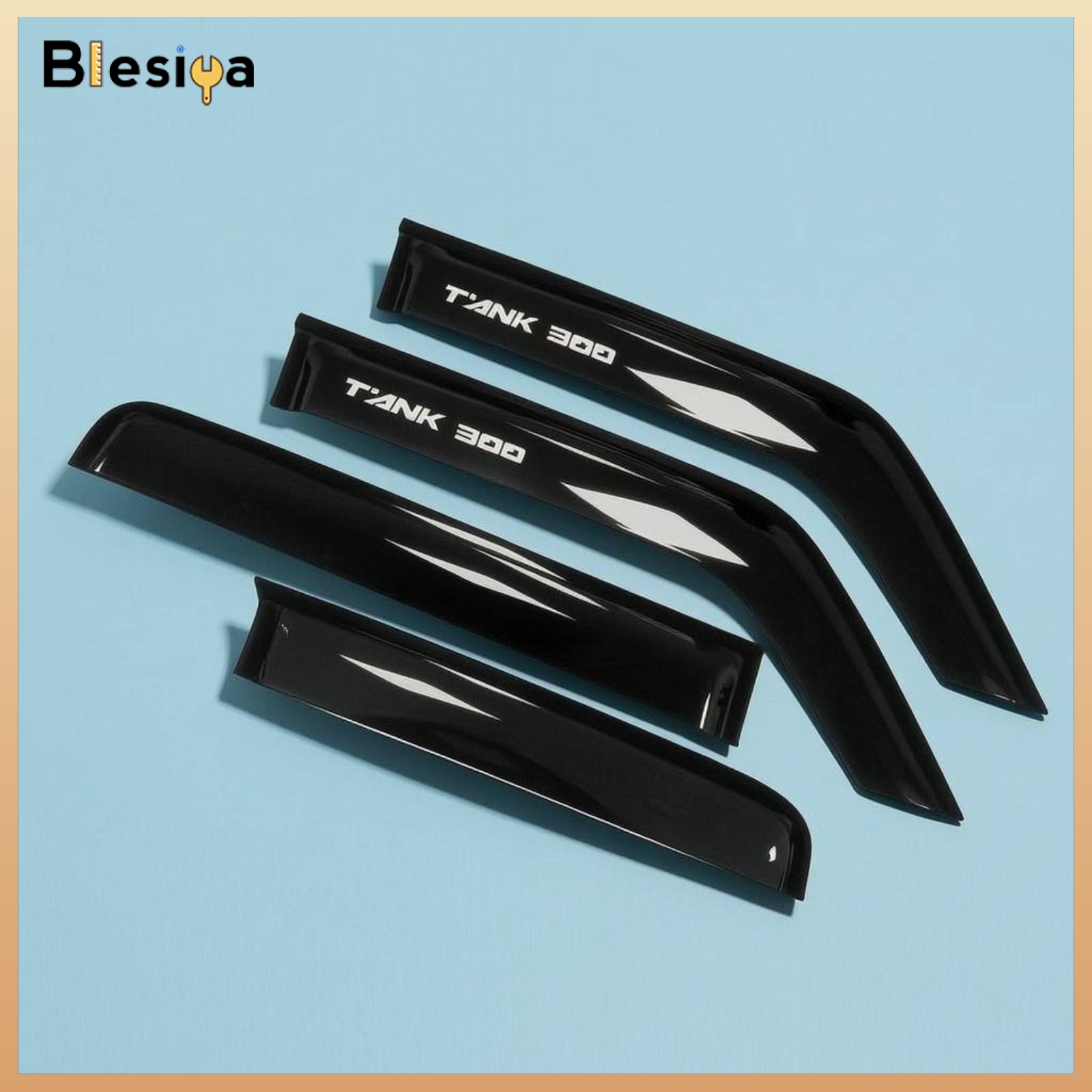 Blesiya 4 Pieces Widened Vehicle 300 Rain Guard Thickened Rear View Mirror Rain Guard Black Trim Battery Protection Cover ราคา 6,279 บาท*ส่งฟรี