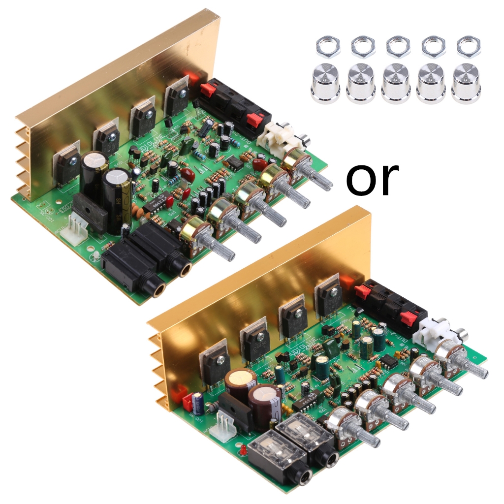 100W + 100W bảng mạch khuếch đại công suất âm thanh âm thanh nổi HIFI khuếch đại kỹ thuật số reverb Bộ khuếch đại Micrô bảng giai điệu