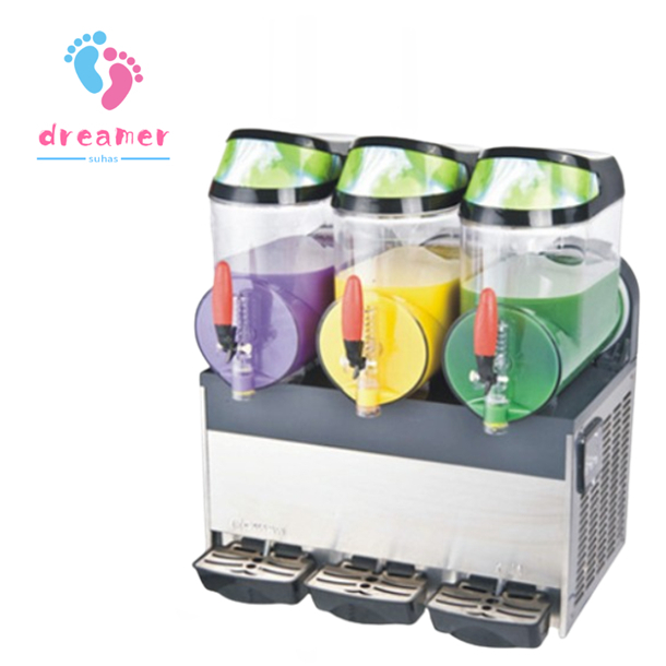 เครื่องทำสเลอปี้ 15L*3 อิตาลี เครื่องทำสมูทตี้เชิงพาณิชย์มัลติฟังก์ชั่น พร้อมส่ง กำลังไฟ:500W แรงดันไฟ: 220V-50HZ ราคา 46,999 บาท*ส่งฟรี