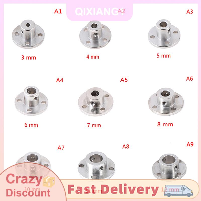 【QIXIANG1  Khớp nối mặt bích cứng 3/4/5/6/7/8/10/11/12mm khớp nối trục dẫn động cơ