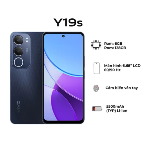 Điện thoại Vi.v0_Y19s 8GB/128GB Hàng Chính hãng Mới 100% - 3