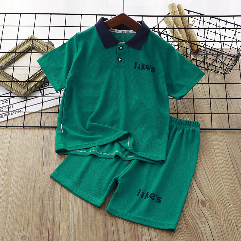 ImaginationInn Thời Trang Trẻ Em Của T-Shirt Quần Short Phù Hợp Với Mùa Hè Trẻ Em Của Ve Áo Ngắn Tay Quần Short Phù Hợp Với Chàng Trai Và Cô Gái Thể Thao