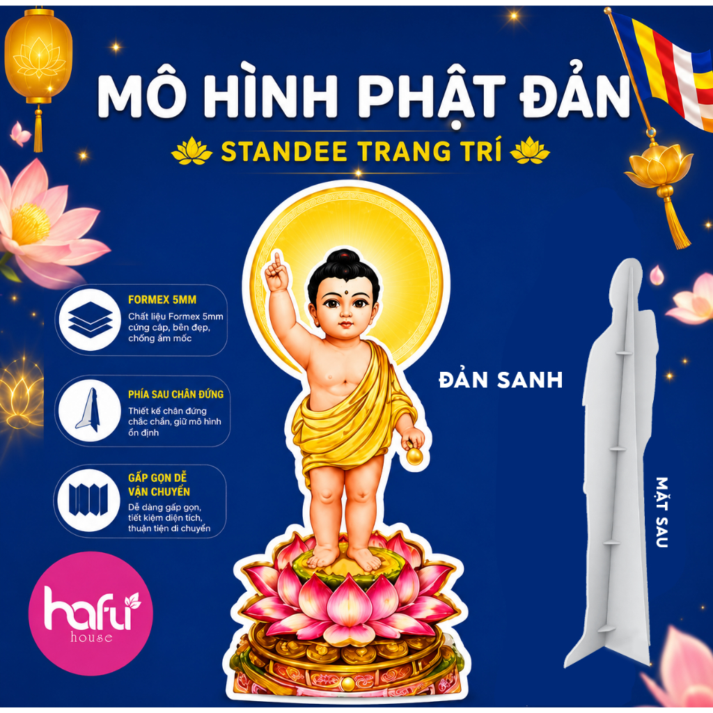 [HỎA TỐC HCM] IN MÔ HÌNH PHẬT ĐẢN, THIẾT KẾ THEO YÊU CẦU_HAFU HOUSE