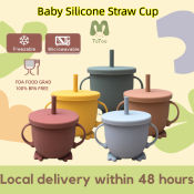 Silicone Straw Cup - Baby Training Sippy Cup (Brand: TBD)