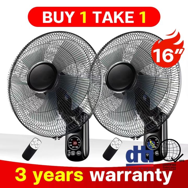 16 Inch Wall Fan with Remote, Electric Fan, Cheap 16 Inch Fan, Oscillating Head, Household Fan Cheap Wall Fan ราคา 459 บาท*ส่งฟรี