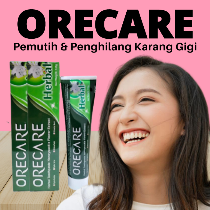 [TERLARIS] Oricare Toothpaste Odol Tiens Original Penghilang Pemutih Perontok Karang Pasta Gigi Herbal Penghilang Plak Mengatasi Ngilu dan Sariawan Super Whitening Teeth Terlaris Terbaik Di Dunia Terbaru 2022 Isi 1 Tube 135 gr