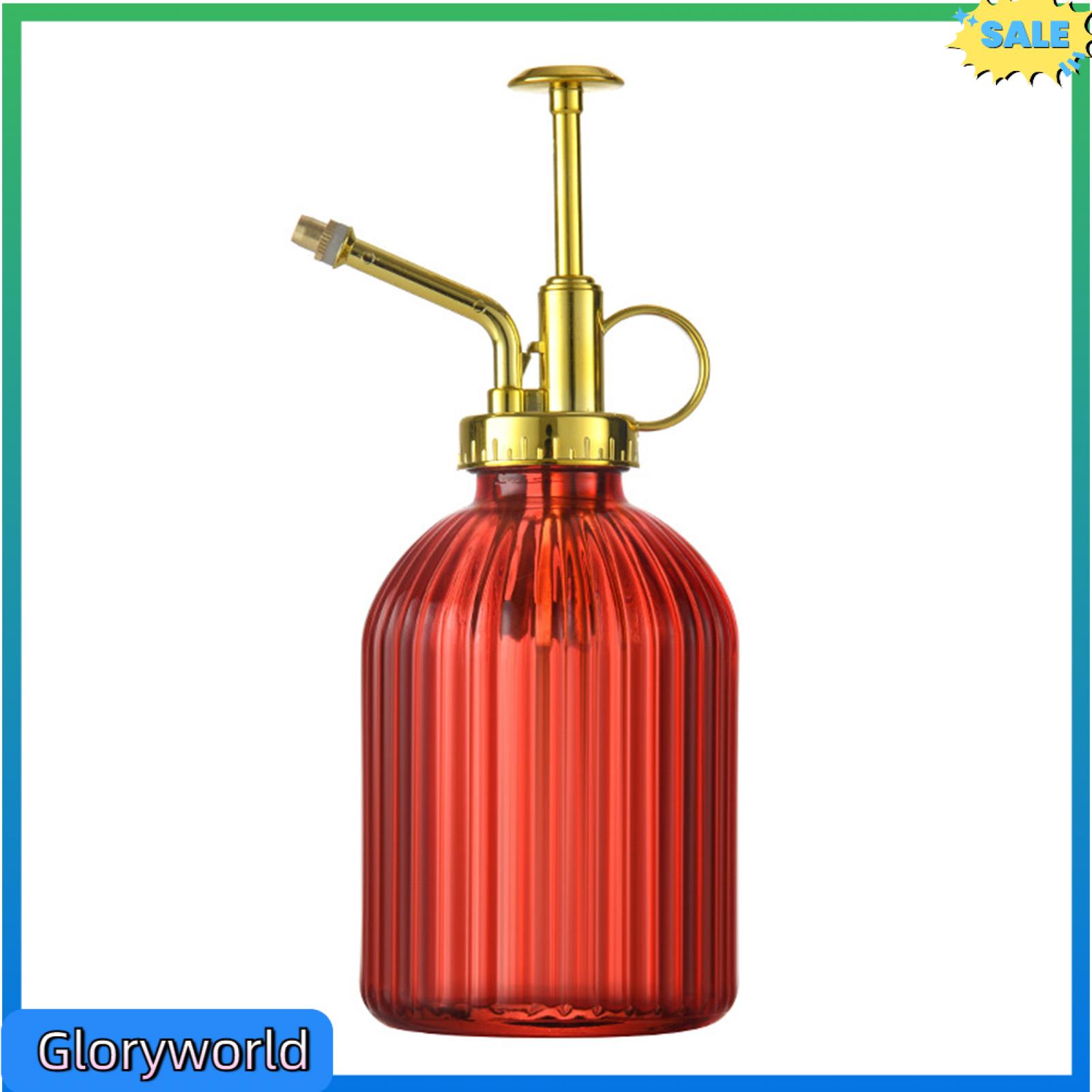 Gloryworld Chai xịt phun sương nhà máy waterer Bình xịt cây trồng trong nhà Mister bình xịt cho khu vườn nhỏ 320ml thủy tinh tưới nước