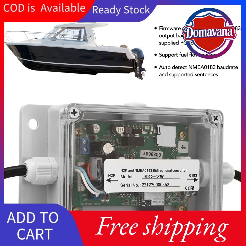Domavana Bộ chuyển đổi hai chiều KC‑2W Cắm và chạy chuyên nghiệp chống mài mòn cho NMEA2000 NMEA0183 Bộ chuyển đổi hai chiều Wifi cho hàng hải Giá 3,537,000 Đồng*Miễn phí vận chuyển