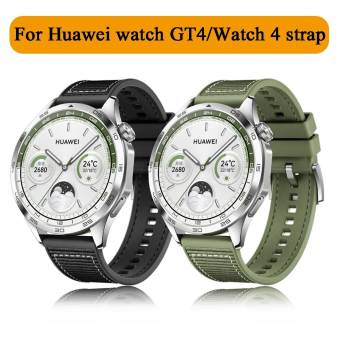 22mm Nylon Dây đeo dành cho Huawei GT4 46mm thay thế thắt lưng bện chính thức Smartwatch dây đeo cổ tay cho đồng hồ Huawei GT4 Vòng đeo tay phụ kiện