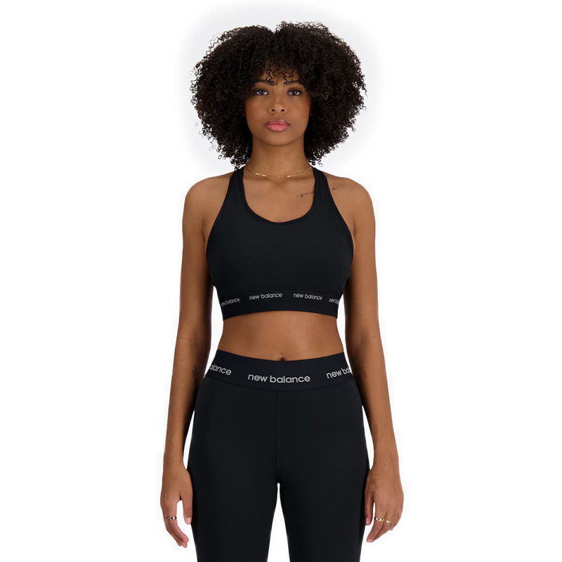 Áo Ngực New Balance Medium Impact Sleek Pace Women's - Black