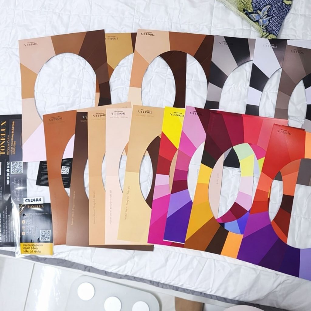 Thẻ Công Cụ Xác Định Personal Color 23 Tờ – Xác Định Tone Da, Undertone, Mùa & Màu Cá Nhân
