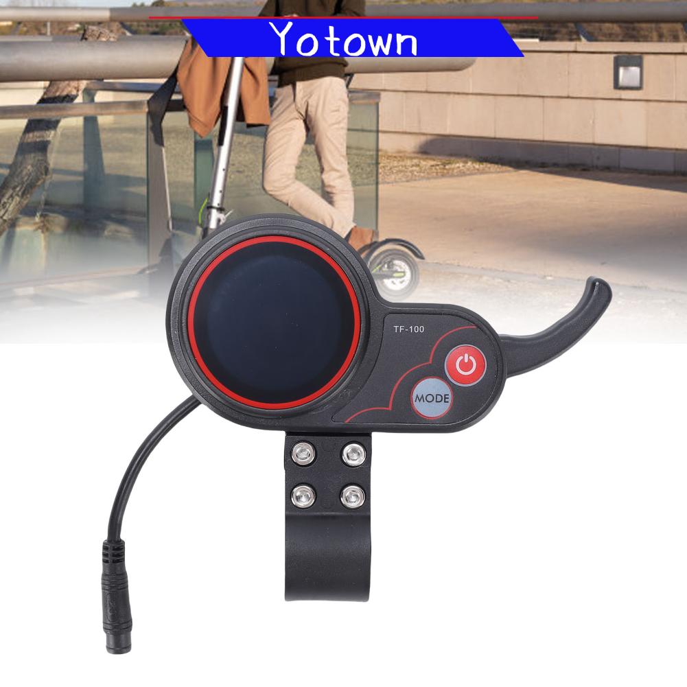 Yotown Aramox Điện Ngón Tay Cái Van Tiết Lưu Có Màn Hình Thay Thế Cho KUGOO M4 Xe Tay Ga Chống Nước Kỹ Thuật Số Tăng Tốc Tốc Độ & Đèn Báo Pin Giá 656,000 Đồng*Miễn phí vận chuyển
