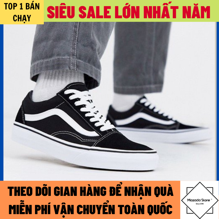 Giày Sneaker Thể Thao Nam Nữ Vans_Old Skool Bản Mới Hàng Cực Đẹp