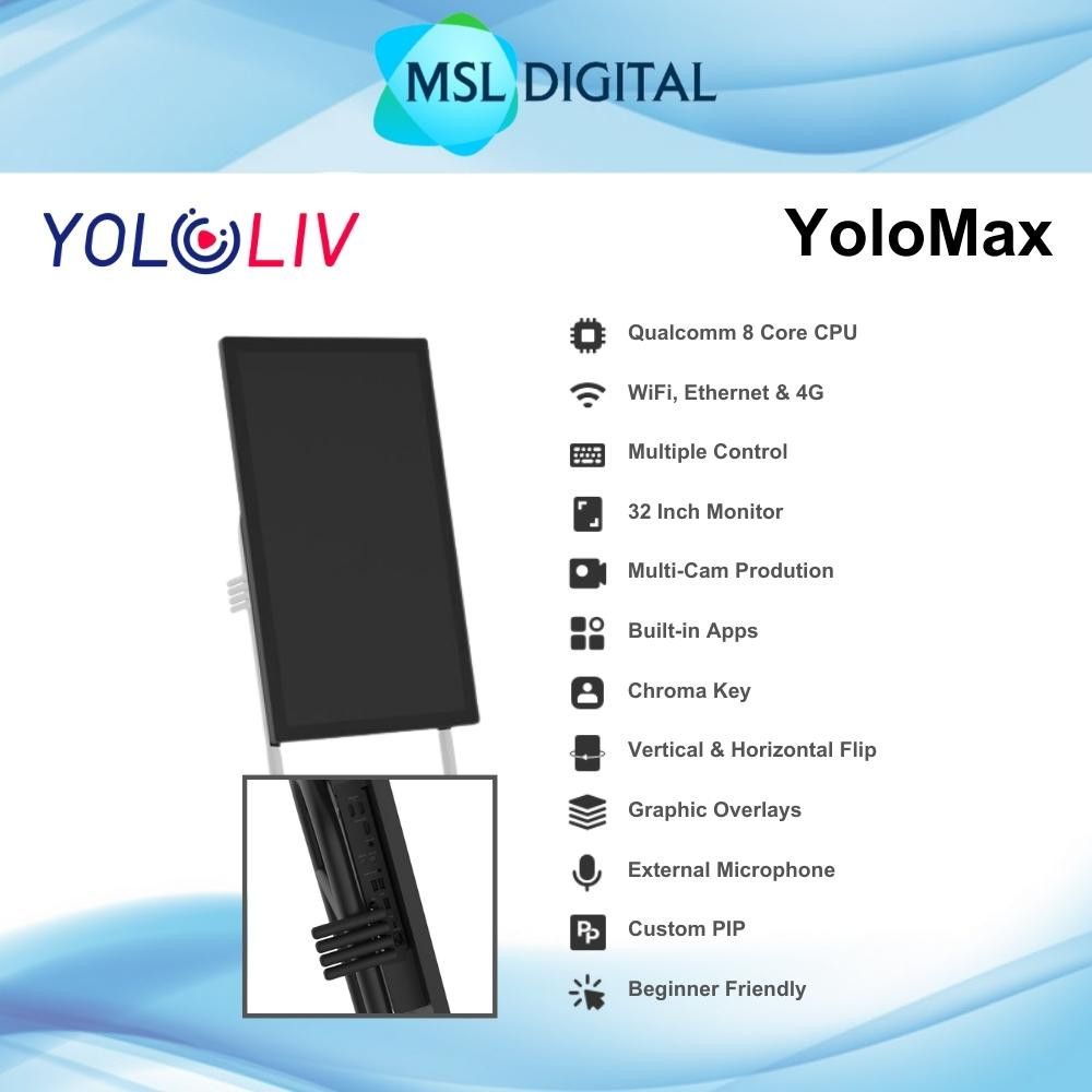 YoloLiv YoloMax All-in-One Live Streaming Solution with 32" Touchscreen