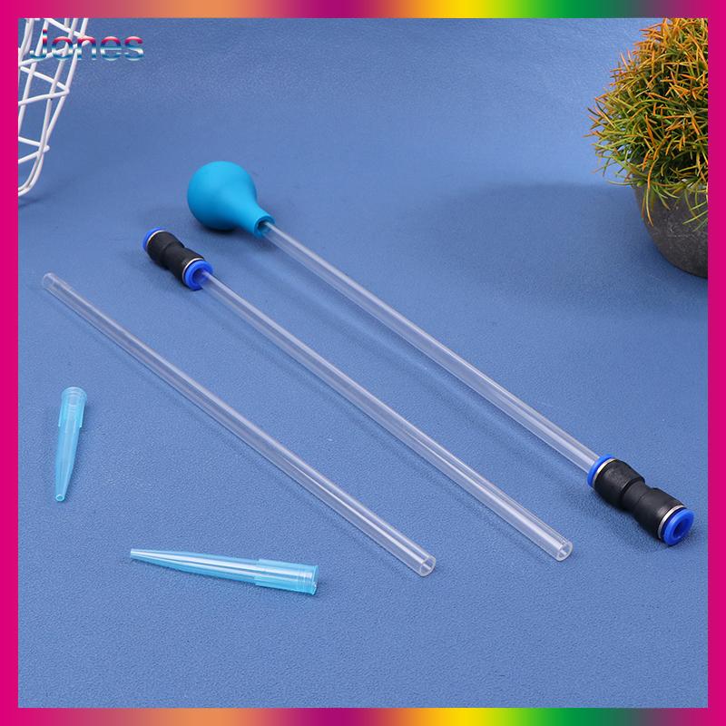Jones San hô trung chuyển cắt Acrylic cho ăn ống nhanh chóng kết nối mở rộng nước mặn Aquarium Fish Tank san hô trung chuyển ống