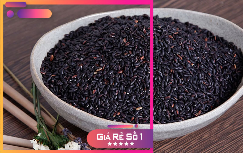 (1KG) Gạo lứt đen Điện Biên mềm dẻo thơm ngon healthy (tuantute2410)