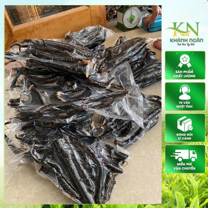 Sâm Béo Đen tươi, khô 1kg Hút Chân Không
