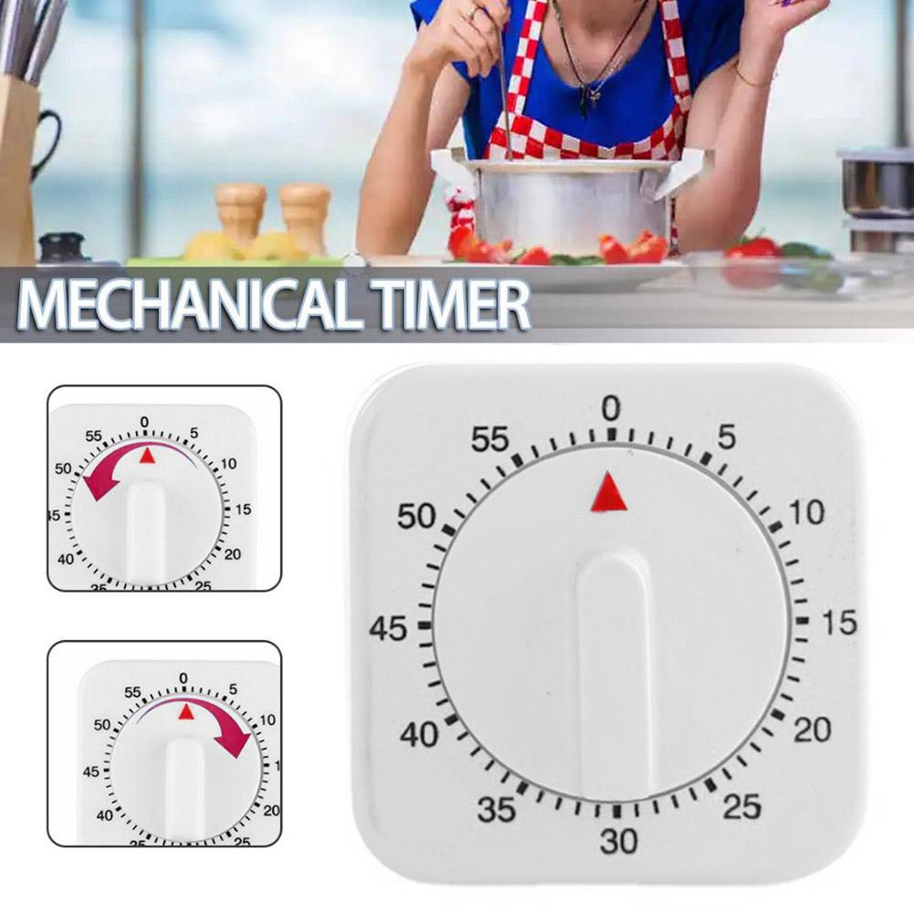 Kitchen Timer 60 Minutes Kitchen Mechanical Timer Hour Stopwatch Counter Alarm Alarm Mechanical Alarm Z8N3