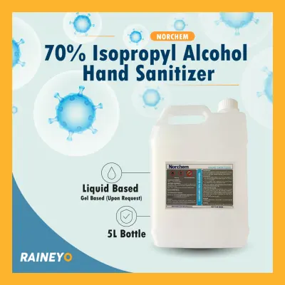 Norchem Hand Sanitizer 70% Isopropyl Alcohol Based - 5L