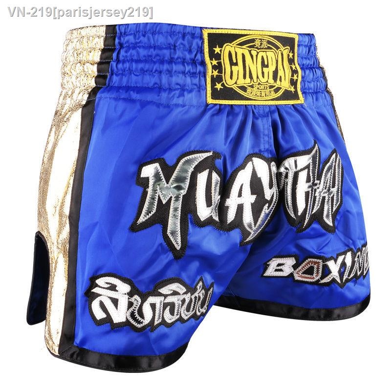 Muay Thai pants Muay Thai shorts boxing kickboxing pants men's and women's mixed martial arts Sanda suits children's mma training suits