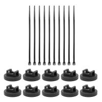 Magnetic Zip Tie Mounts Base Releasable Cable Zip Ties Easy Installation Multipurpose Cable Zip Tie Saddle Type Mounts Base