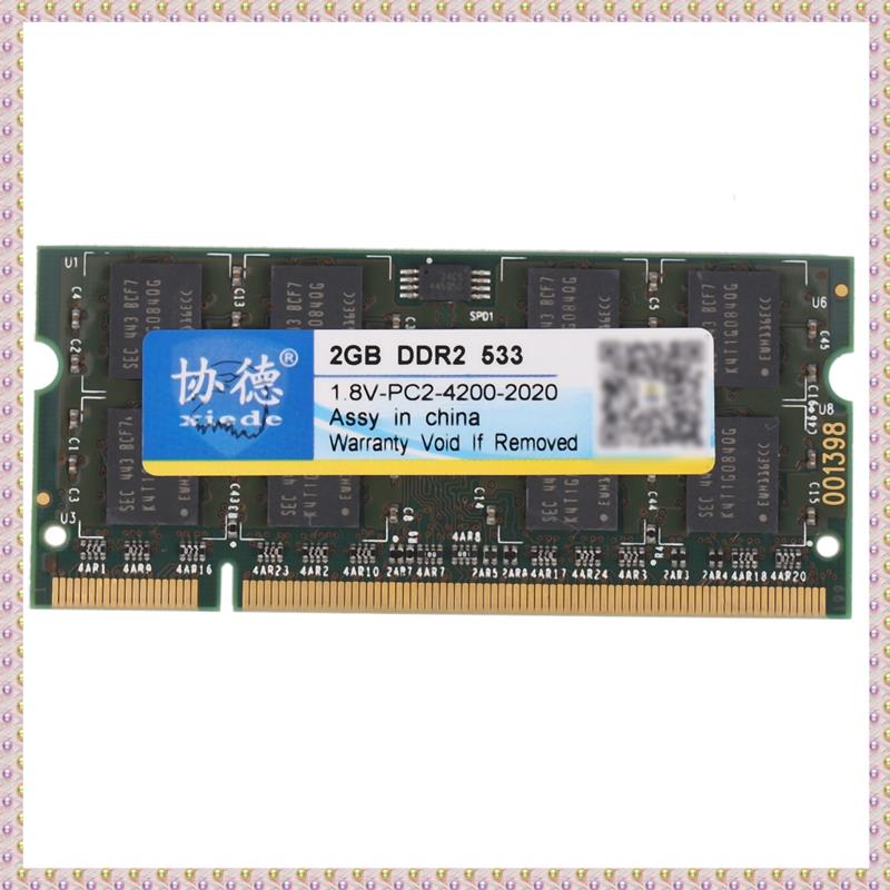 I5(ETGY) Xiede Laptop Memory Ram Module Ddr2 533 Pc2-4200 240Pin Dimm 533Mhz For Notebook X029