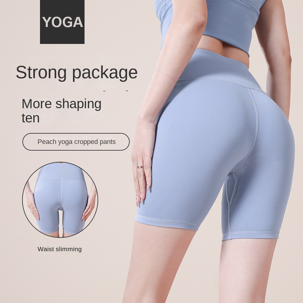 Lulu Quần Yoga cạp cao cho nữ đào hip nhanh chóng làm khô thoáng khí thể dục bó sát quần quần soóc tập yoga.