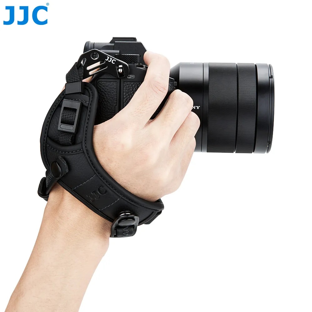 【Revolutionary】 Jjc High-End Camera Strap Quick Release Hand Wrist Strap Accessory For Panasonic Lumix G100 G95 G9 G85 G7 Gm5 Gm1 S5 S1h S1 S1r