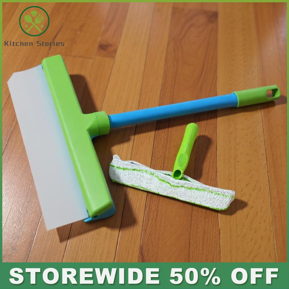 Glass Cleaning Kit for Windows, Mirrors, and Shower Doors with Soft Rubber Blade and Comfortable Grip - 2