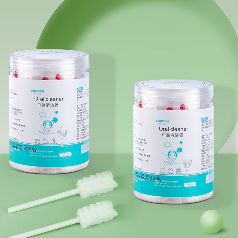 Bayi Oral Cleaner/Bayi Baru Lahir Gigi Sikat Gigi Lembut/Bayi 0-3 Tahun Lidah Cuci Kasa Kapas Kapas