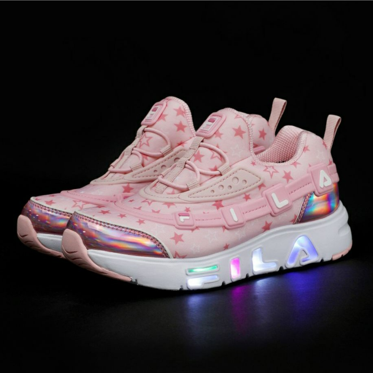 bright pink pink fila shoes