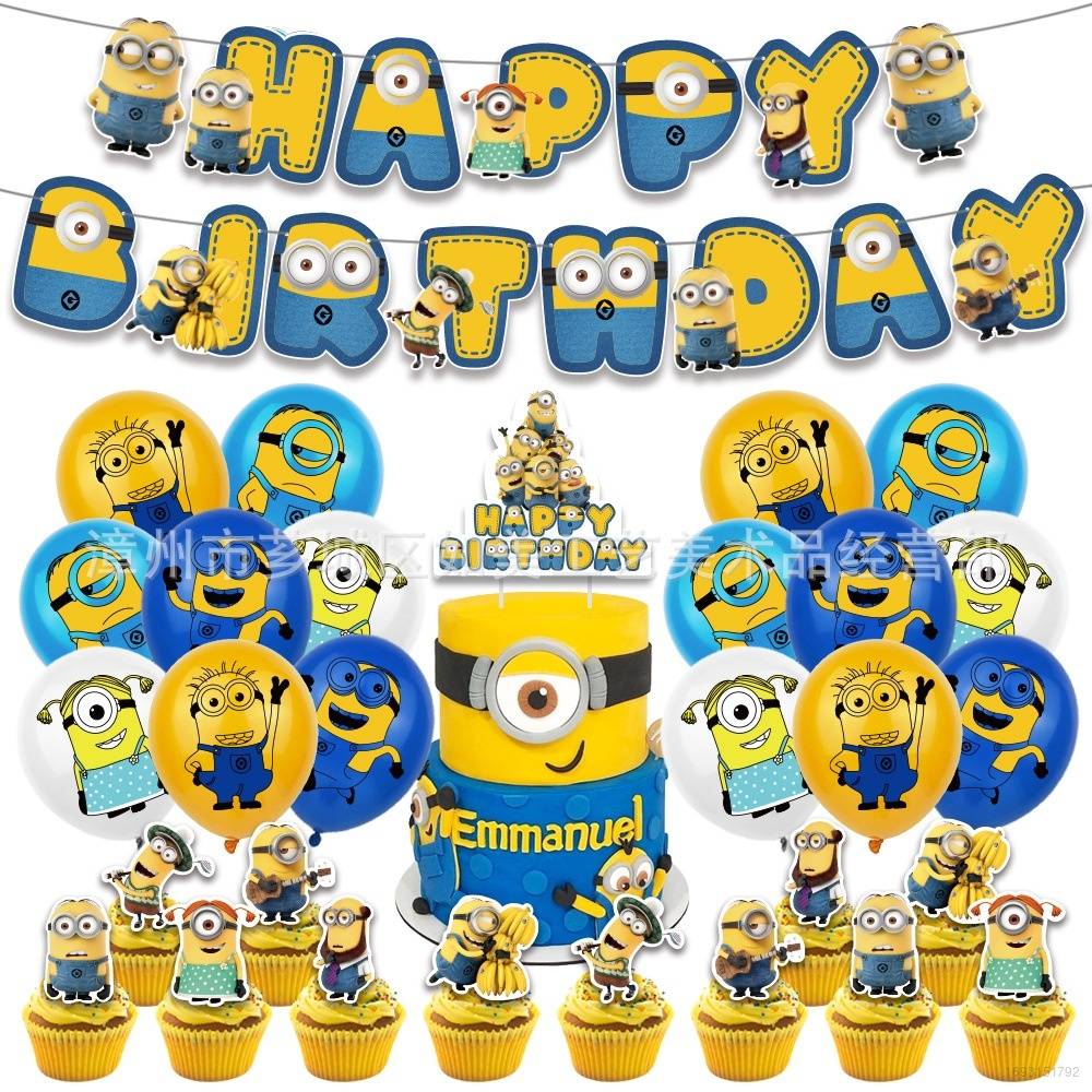 minion's cupcake toppers for birthday party - minion cupcake picks – Silva  Creations LLC