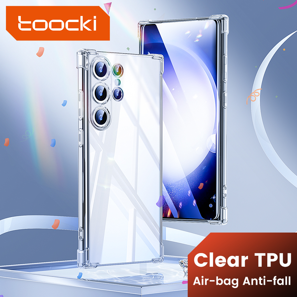 Toocki Ốp chống sốc tương thích mềm linh hoạt giảm sốc TPU Silicon vỏ điện thoại Ốp lưng giáp túi khí chống rơi Samsung bảo vệ máy ảnh