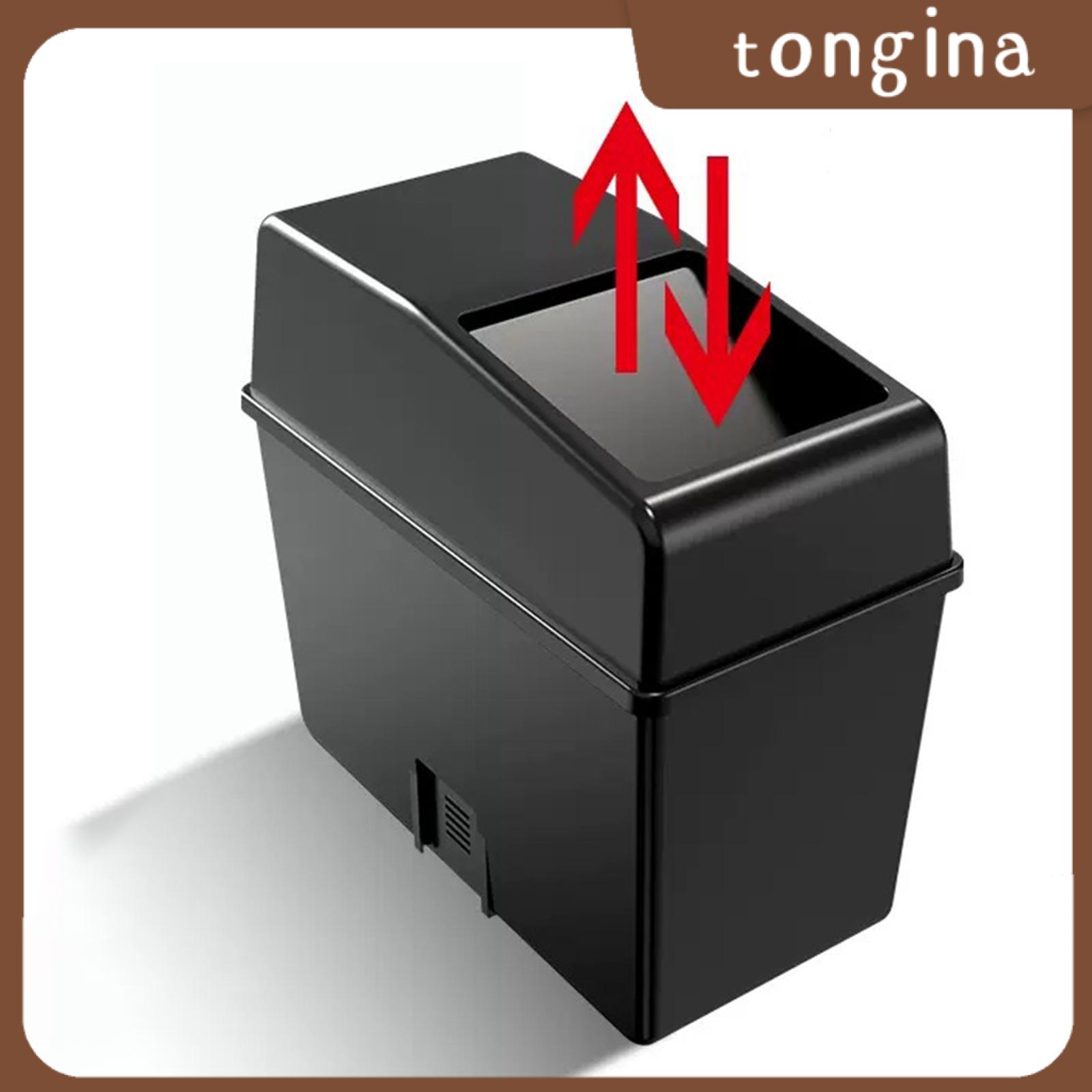 Tongina Thùng rác lưu trữ với Giá đỡ cố định điện thoại Thùng đựng rác trên xe văn phòng