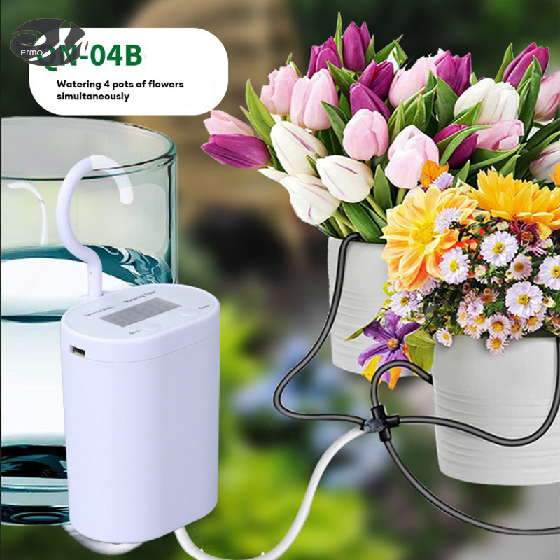 Household small timed automatic watering machine balcony potted plant watering machine irrigation garden green plant intelligent watering machine