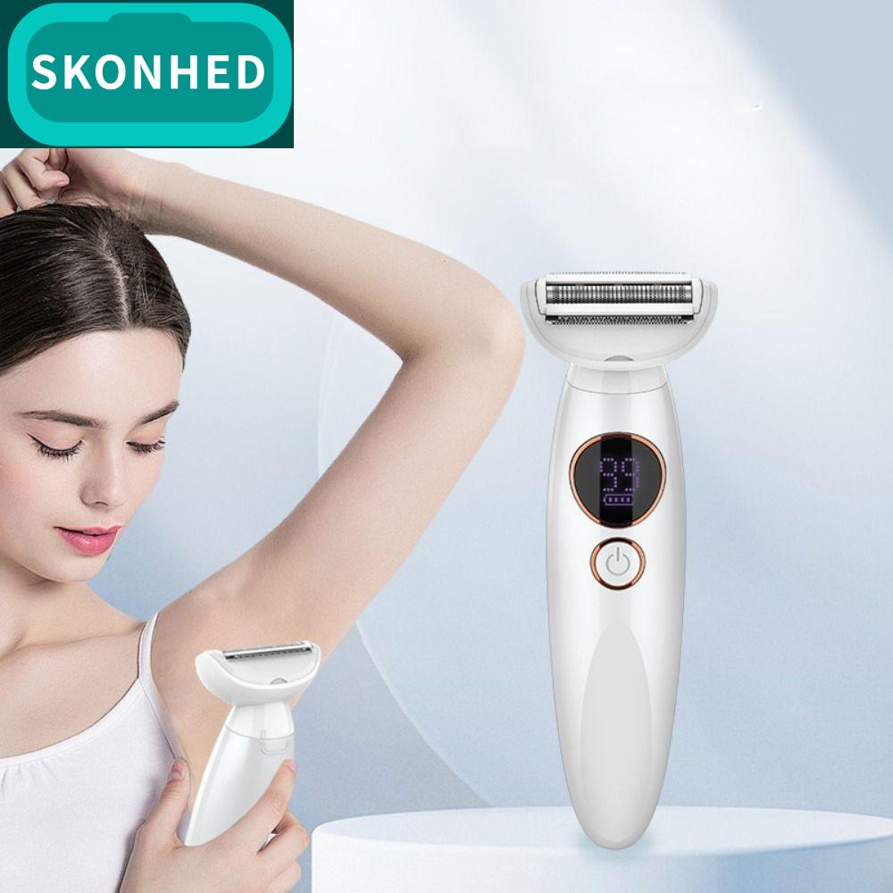 SKONHED แบบพกพา เครื่องมือกำจัดขน 5 ใน 1 ซักได้ ที่ตัดขนร่างกาย หลายฟังก์ชัน ไฟฟ้า ที่โกนหนวดผู้หญิง ร่างกายผู้หญิง ราคา 777 บาท*ส่งฟรี