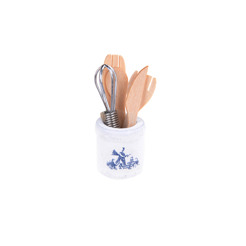 【Youer】 Bộ đồ dùng nhà bếp thu nhỏ Nhà búp bê 1/12 1 bộ quà tặng trang trí nhà cửa