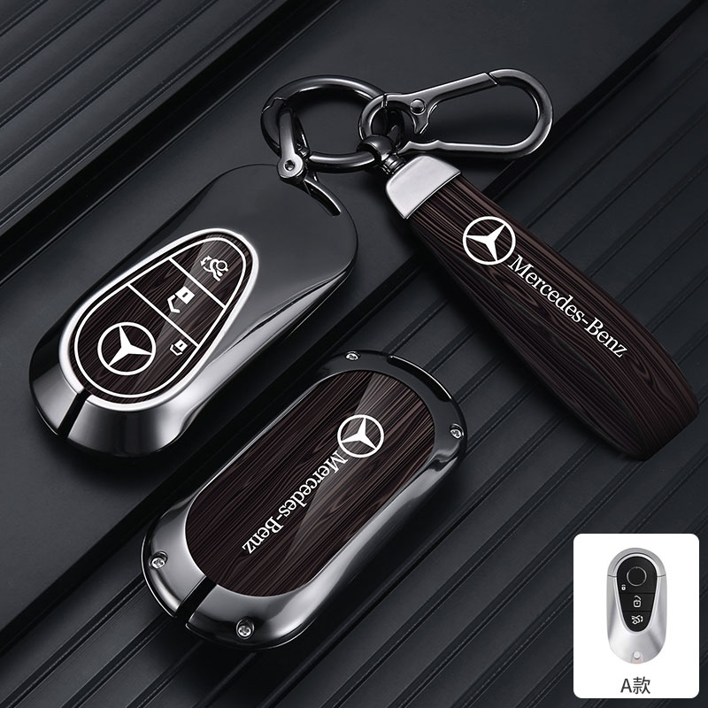 Vỏ bọc chìa khóa ô tô thông minh không cần chìa khóa bằng hợp kim kẽm cho Mercedes C S GLC Class 200