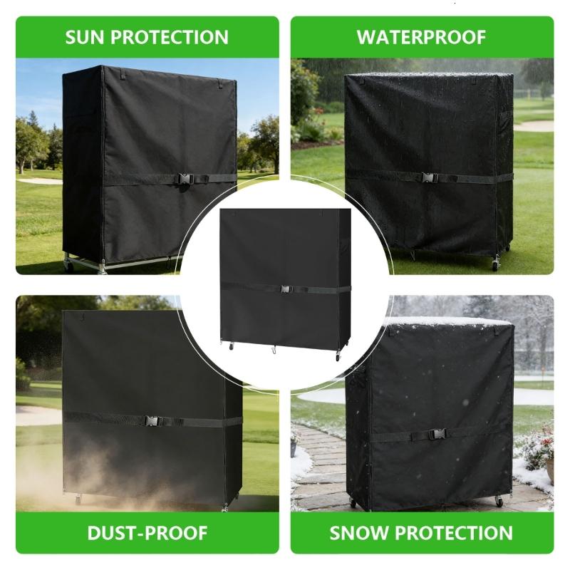 Loại nặng Túi đựng đồ chơi gôn Organizer Bìa Không Thấm Nước Oxford Kết Cấu Golf Bìa Thích Hợp Cho Nhà Để Xe Tổ Chức