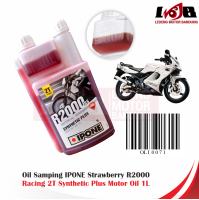 Oil Samping IPONE Strawberry R2000 RS Samourai Racing 2T Synthetic Plus Motor Oil 1L