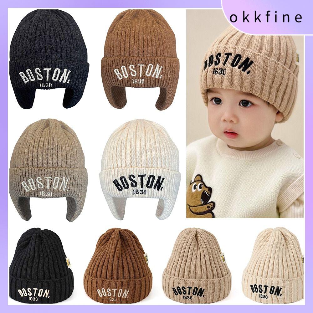 OKKFINE Baby Warm Wool Hat with Ear Protection