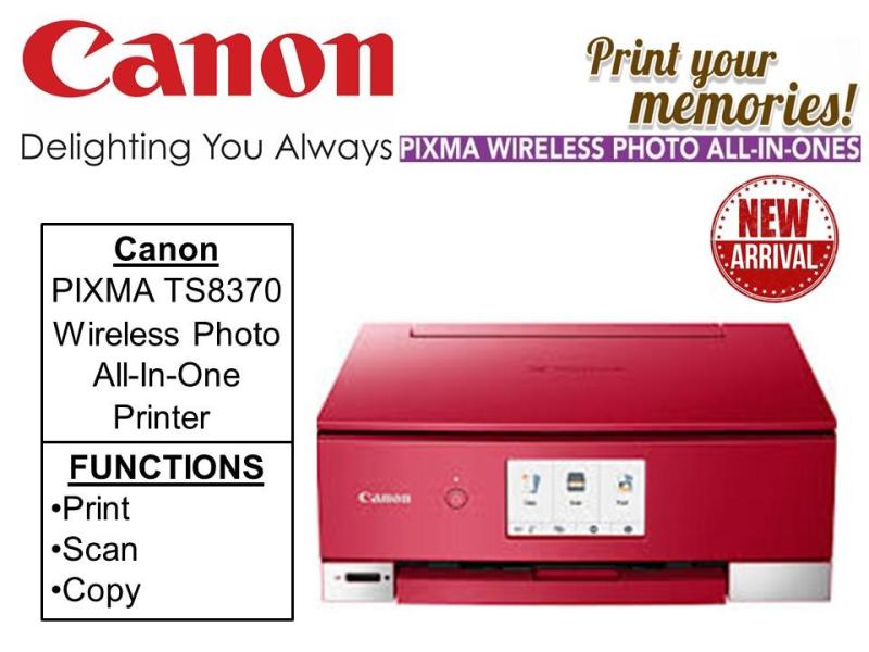 singapore warranty canon pixma ts8370 free gift prolink