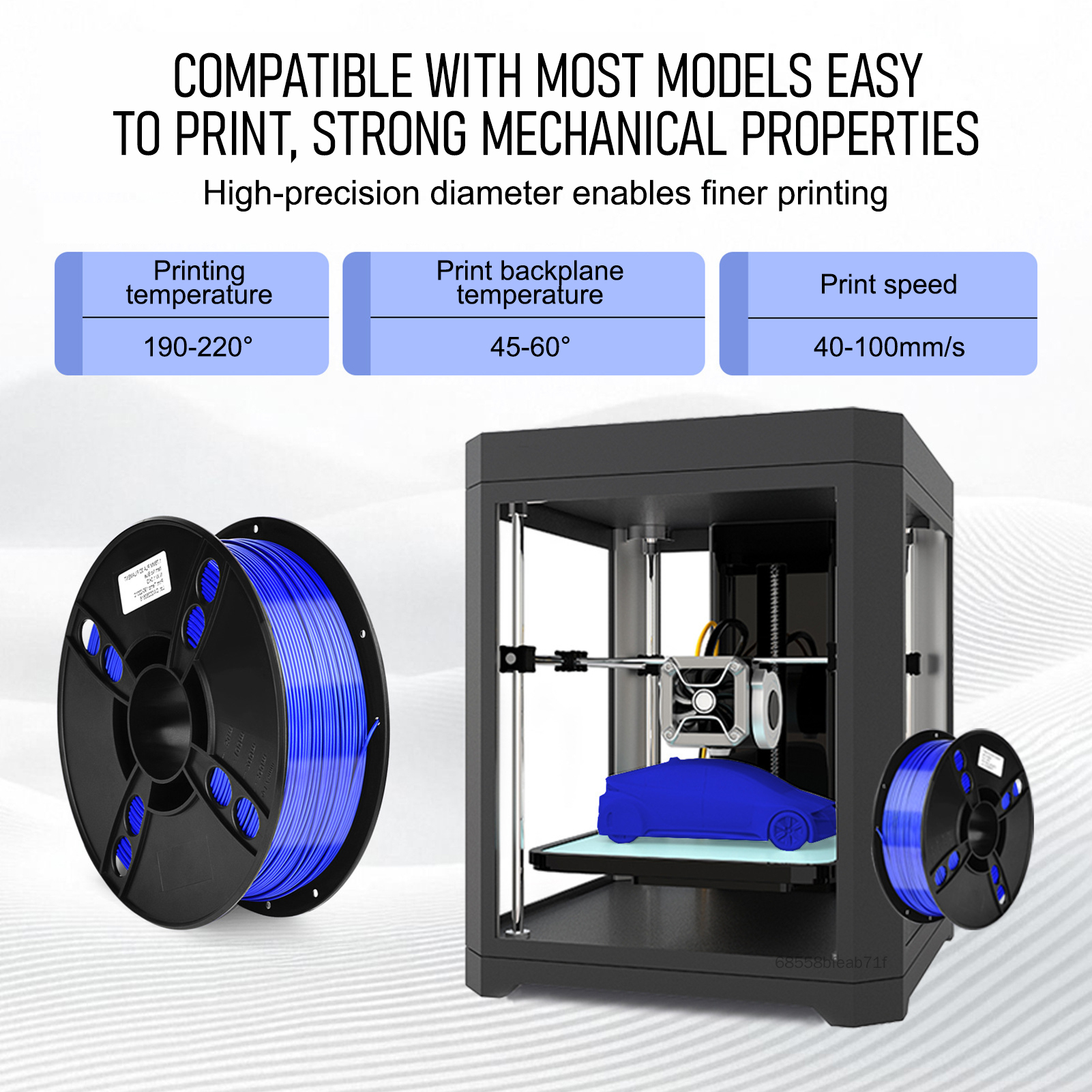 Máy in 3D Tương phản sợi có kết cấu mịn mà không cần thiết kế thiết kế để in phong cách yêu thích của bạn HJJN-VN Giá 335,000 Đồng*Miễn phí vận chuyển