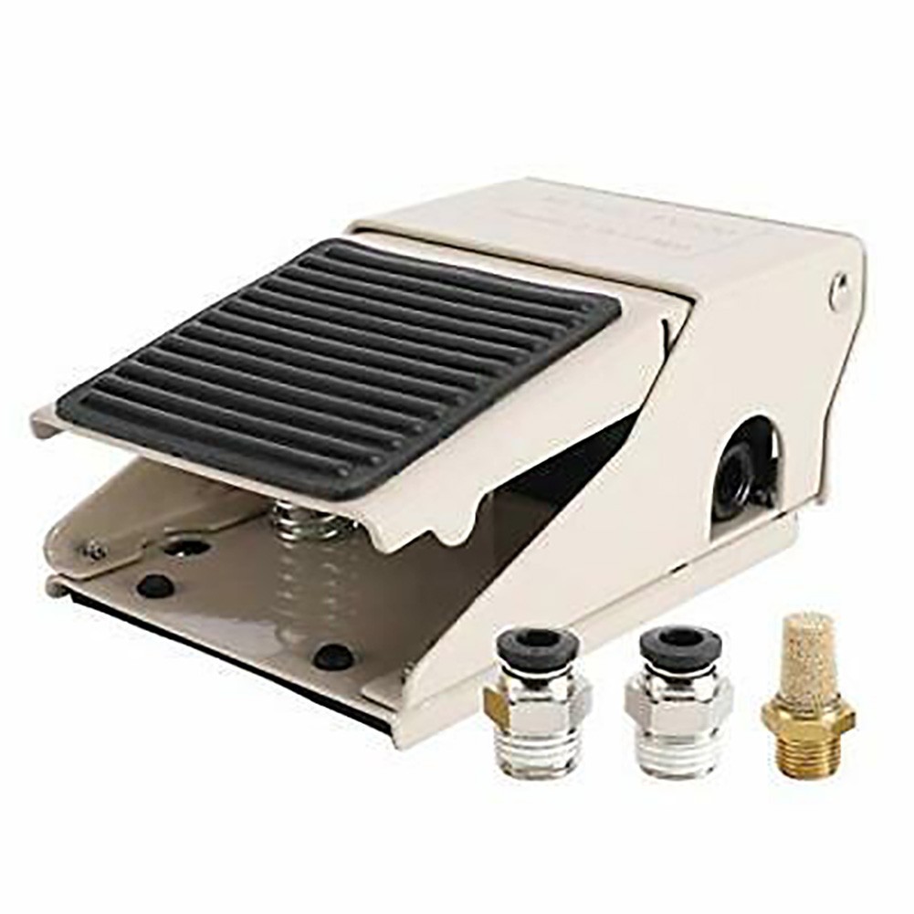 Comforhome 1/4 \ "khí nén chân van khí nén chân van Kit 3 cách bàn đạp chân van 4 cái