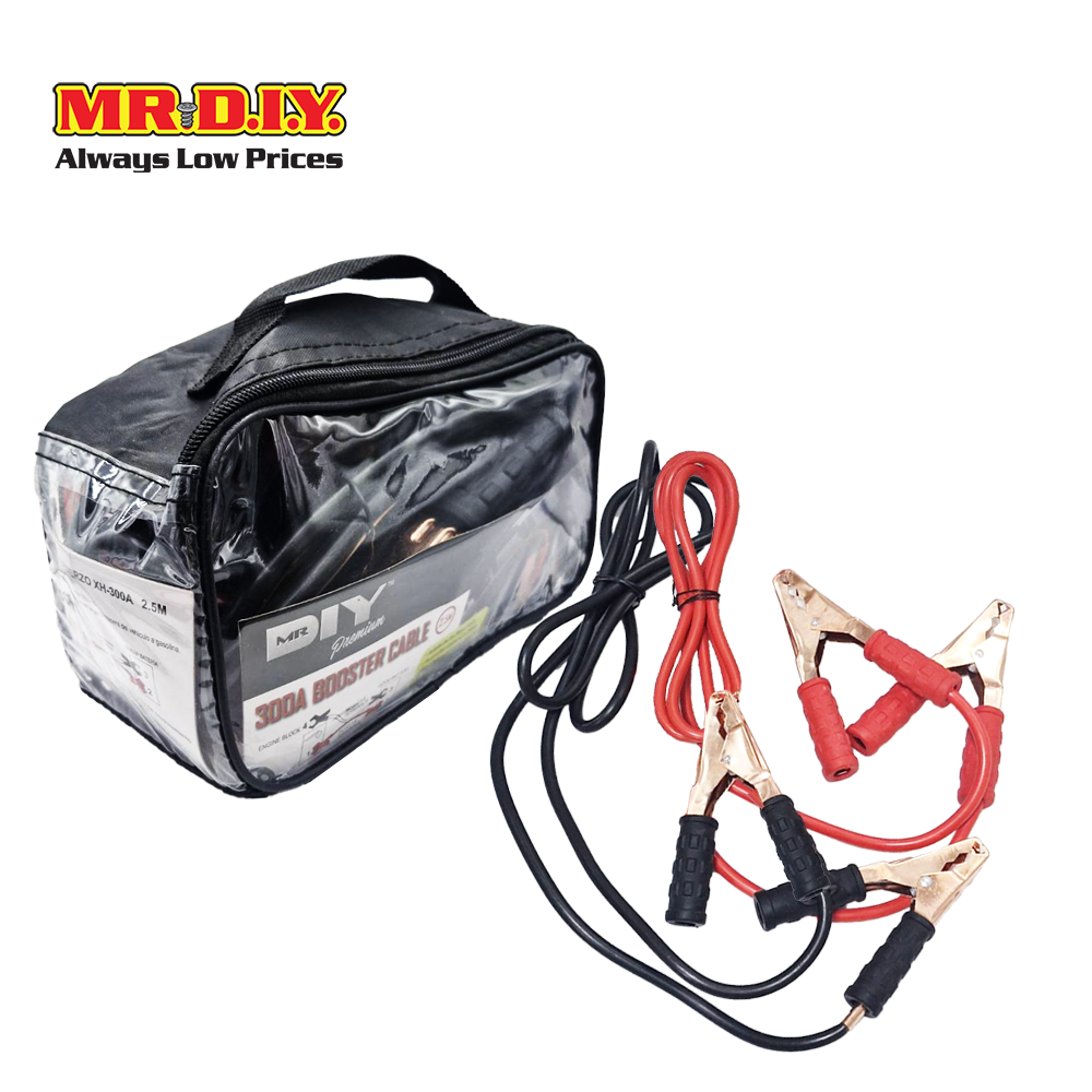 มิสเตอร์.ดี.ไอ.วาย. สายต่อพ่วงแบตเตอรี่รถยนต์ ความยาาว 2.5 เมตร ราคา 204 บาท*ส่งฟรี