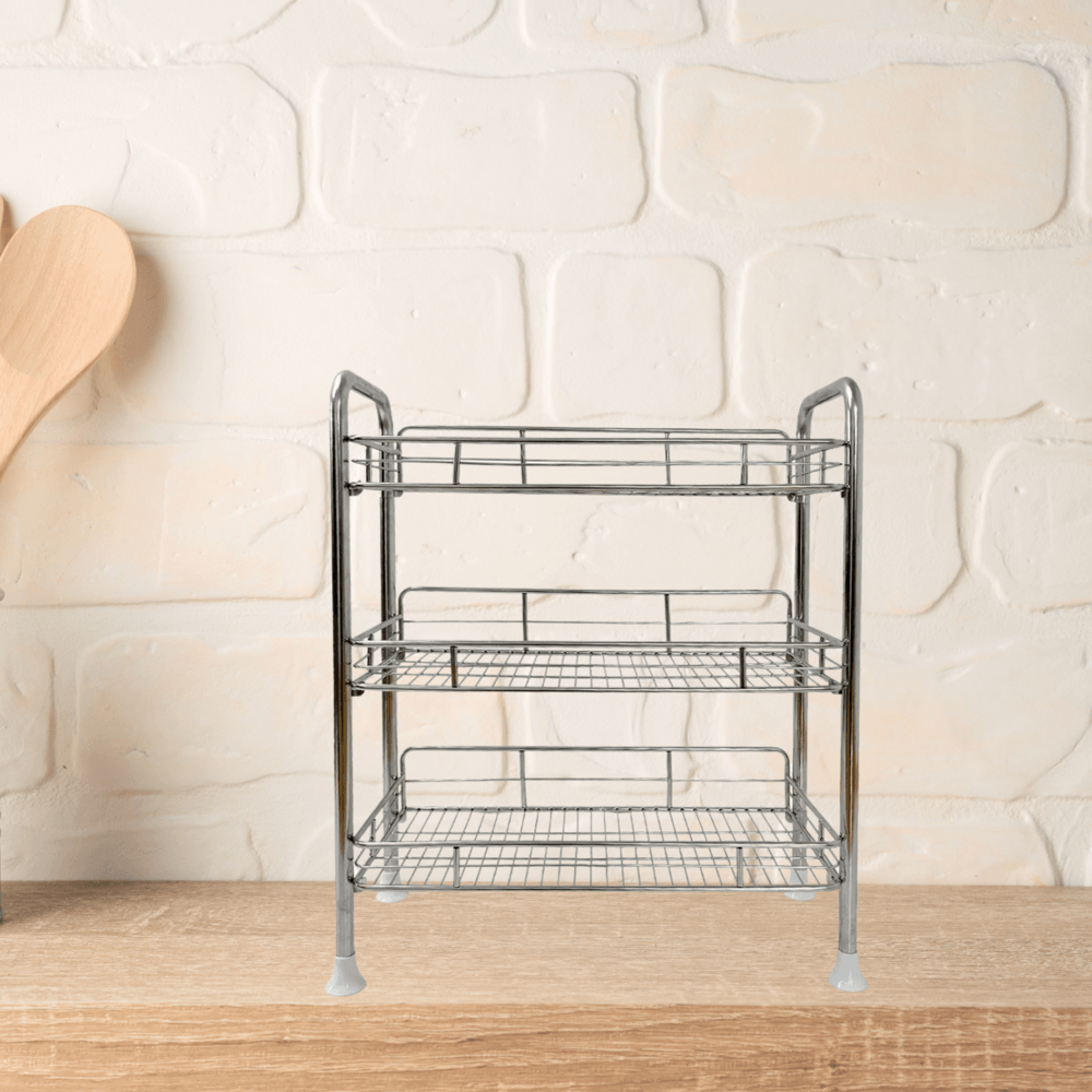 houseshop216 CLOSE ชั้นวางอเนกประสงค์ 3 ชั้น 30X64X73 CM. SHERLYN-3D สีเงิน การันตีถูกที่สุด ราคา 1,749 บาท*ส่งฟรี