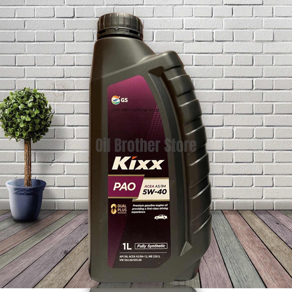 Nhớt kixx pao tổng hợp cao cấp 5w40 dùng cho xe tay ga, oto
